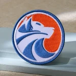 Wolf Head Embroidered Patches