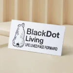 BlackDot Living Woven Custom Labels