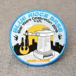 Blue Ridge Base Circle Iron-on Patches