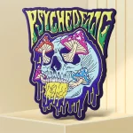 Psychedelic Skull Full Color Tpu Patches