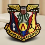 Us Air Fighters Prl 67 Embroidered Patches